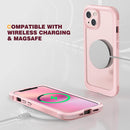 iPhone 13 Mini Full Body Rugged Case with Built - in Touch Sensitive Anti - Scratch Screen Protector