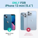 iPhone 13 Mini Marble Case Slim Full - Body Stylish Protective Case with Built - in Screen Protector