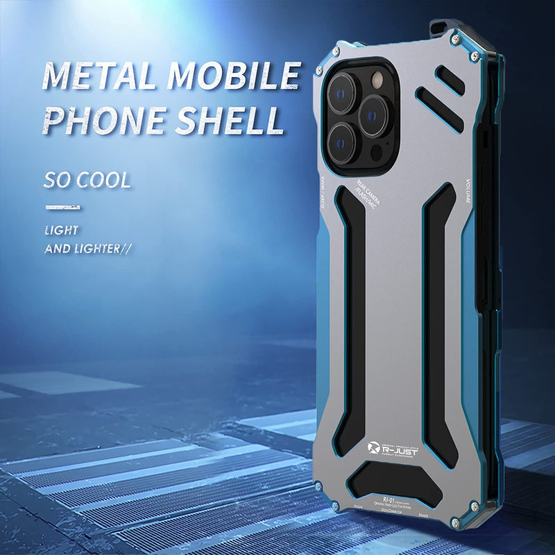iPhone 13 Pro Max Aluminum Metal Shock Proof Thin Military Frame Bumper Case - Gorilla Cases