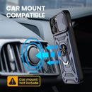 iPhone 13 Pro Max Ring Case with Slide Camera Cover & Kickstand