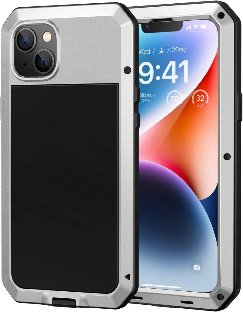 iPhone 14 Plus Metal Case, Heavy Duty Shockproof iPhone 14 Plus 6.7 inch, Black - Gorilla Cases