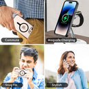 iPhone 14 Pro Case 2 Glass Screen Protector 2 Camera Lens Protector - Black
