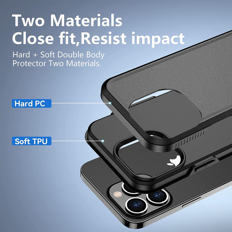iPhone 14 Pro Max Case Heavy Duty Full-Body Protection Case Black - Gorilla Cases