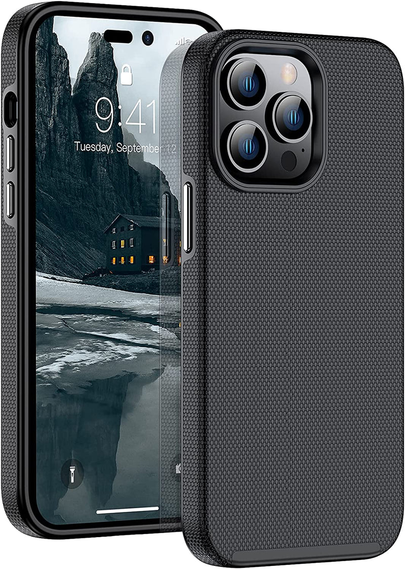 iPhone 14 Pro Max Case Lightweight Slim Shockproof Phone Case-Black - Gorilla Cases