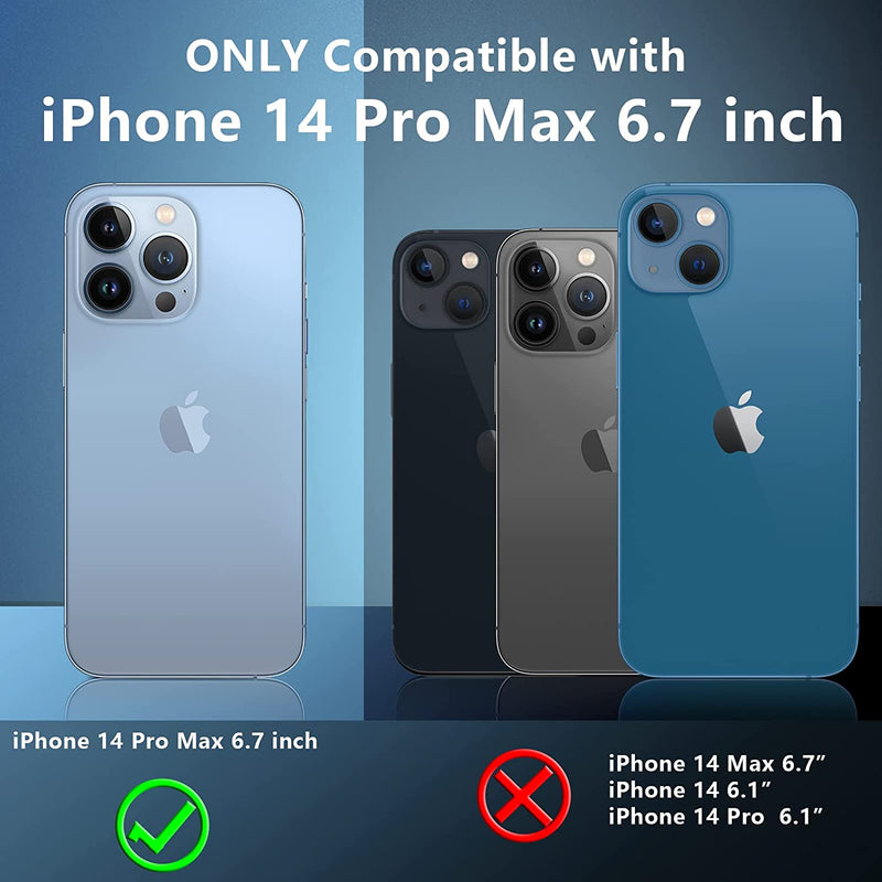 iPhone 14 Pro Max Case Slim Thin Shockproof Protective Case Clear - Gorilla Cases