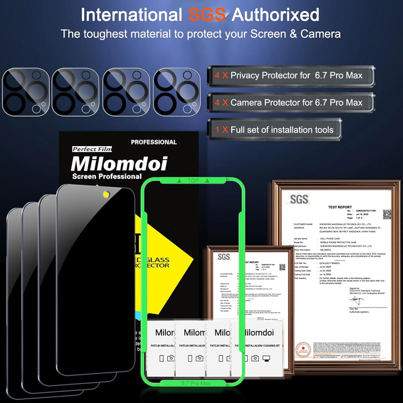 iPhone 15 Pro Max Privacy Screen Protector - Gorilla Cases