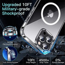 iPhone 15 Wireless Charging Transparent Magnetic Phone Case