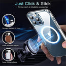 iPhone 15 Wireless Charging Transparent Magnetic Phone Case
