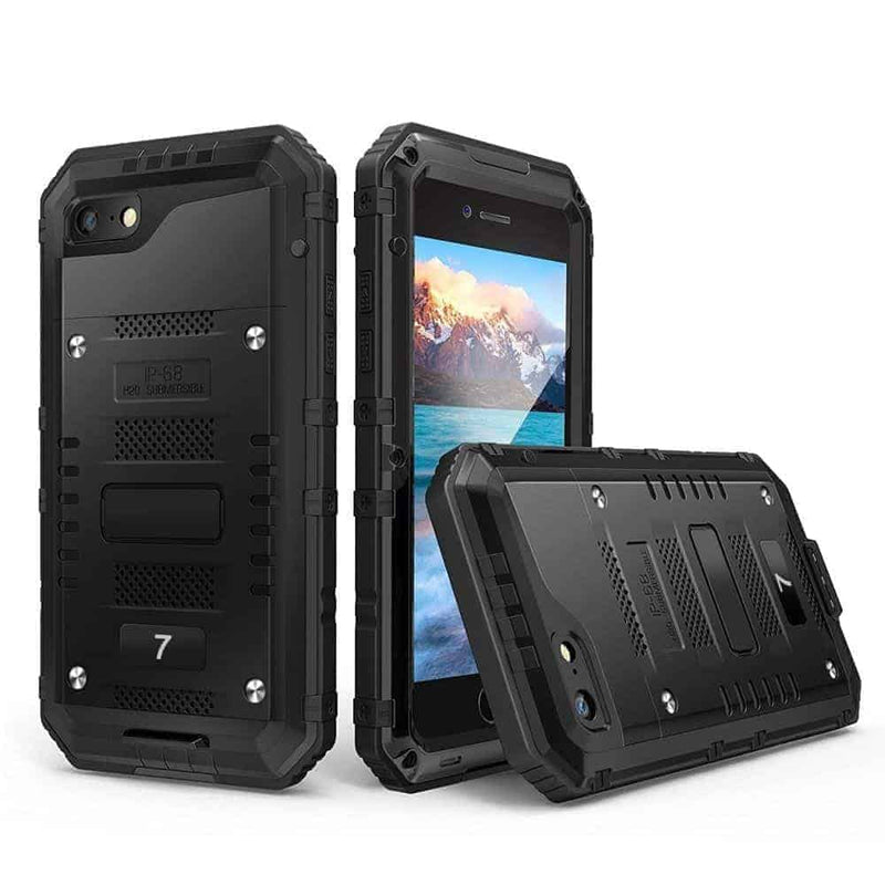 iPhone 7 Plus Cases Black Waterproof Gorilla Case - Gorilla Cases