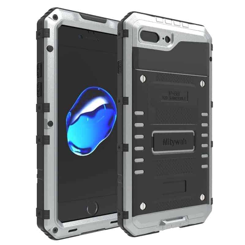 iPhone 7 Plus Cases Silver Waterproof Gorilla Case - Gorilla Cases
