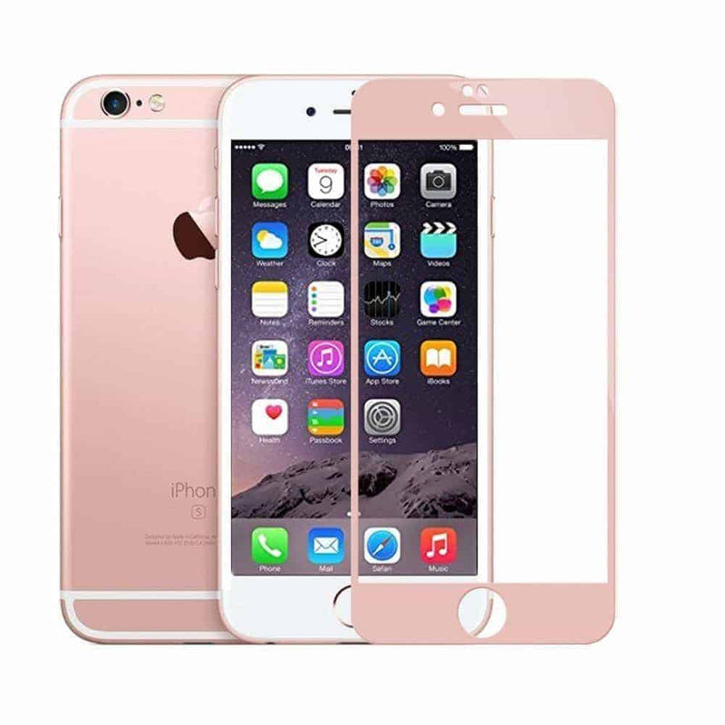 iPhone 8 Plus Tempered Glass Screen Protector (Pink) 2-Pack Gorilla Glass - Gorilla Cases