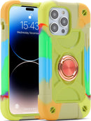 iPhone Built - in Military Grade Drop Protection Full Body Rugged Heavy Duty Case Durable Cover