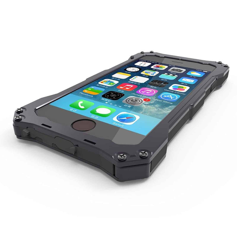 iPhone X/XS Case Slim Aluminum Metal By Gorilla Cases - (Black) - GorillaCaseStore