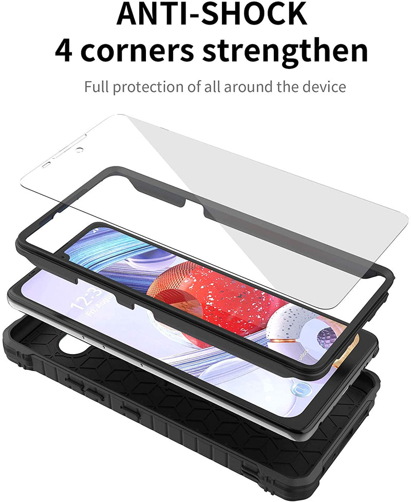LG Stylo 6 Case Military Grade Protection Shockproof Case with Tempered Glass - Gorilla Cases