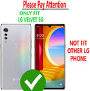 LG Velvet Military Grade Shockproof Liquid Floating Glitter Case