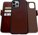 Luxury Vegan Leather 2 - in - 1 Wallet - Case for Apple iPhone 13 Pro Max