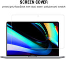 MacBook Pro 16 Inch Model A2141 Clear Hard Case with Keyboard Cover