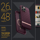 Magnet Designed for Magsafe Compatible iPhone 14 Pro Case 5G - Burgundy