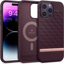 Magnet Designed for Magsafe Compatible iPhone 14 Pro Case 5G - Burgundy