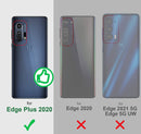 Moto Edge Plus Case Moving Liquid Holographic Kickstand Rose Gold