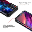 Moto G Stylus 5G/4G Case Shiny Dark Three Layer Heavy Duty Blue Sky