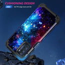 Moto G Stylus 5G/4G Case Shiny Dark Three Layer Heavy Duty Blue Sky