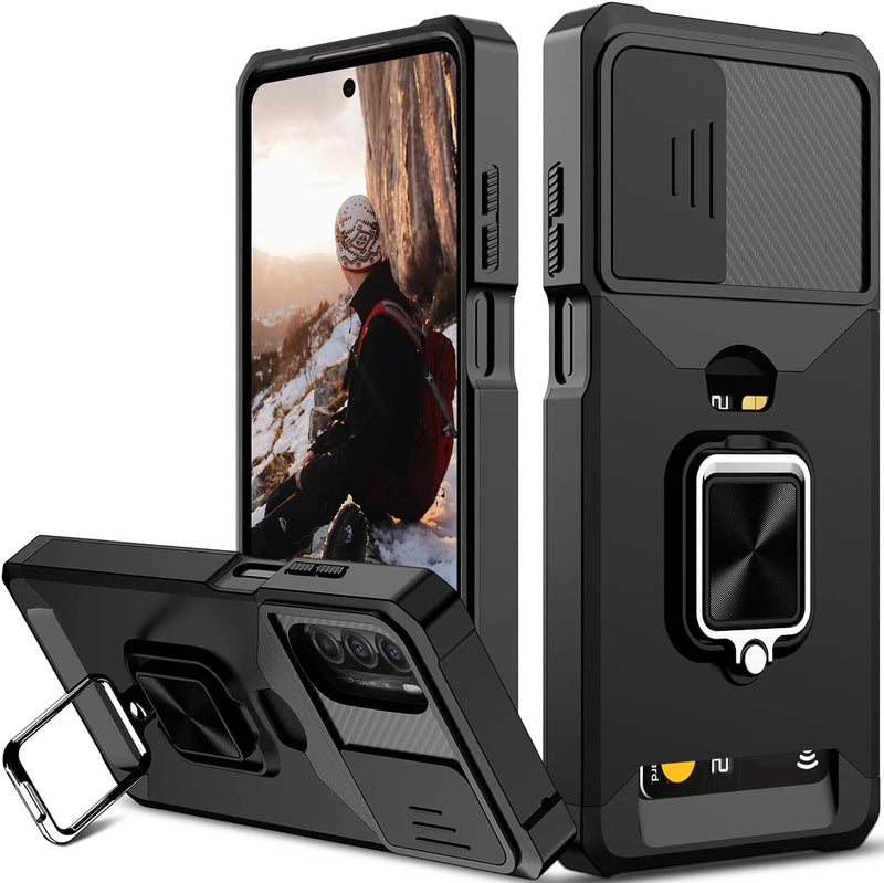 Moto G Stylus Case Sliding Camera Cover Case Moto G Stylus 5G(Rose Gold) - Gorilla Cases