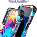 Moto G Stylus Case Tempered Glass Screen Protector Case Flower