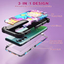 Moto G Stylus Case Tempered Glass Screen Protector Case Flower