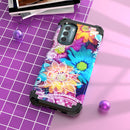 Moto G Stylus Case Tempered Glass Screen Protector Case Flower
