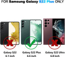 Nvollnoe Samsung S22 Plus Case Slot Wallet Duty Protective Galaxy S22 Plus Case