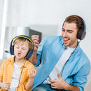 On - Ear Headphones with Microphone Lightweight Folding Stereo