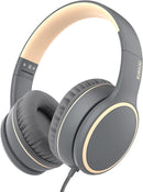On - Ear Headphones with Microphone Lightweight Folding Stereo