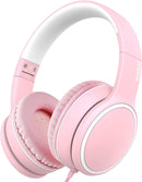 On - Ear Headphones with Microphone Lightweight Folding Stereo