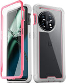 OnePlus 11 5G 6.7" Full - Body Hybrid Shockproof Bumper Cover Black Clear