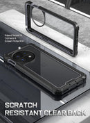 OnePlus 11 5G 6.7" Full - Body Hybrid Shockproof Bumper Cover Black Clear