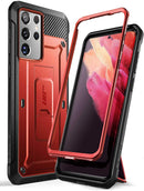 Samsung Galaxy S21 Ultra Full - Body Dual Layer Rugged Holster Kickstand Case