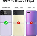 Samsung Galaxy Z flip 4 5G Clear Slim Phone Case Protective Cover - Purple