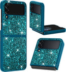 Samsung Galaxy Z Flip 4 5G,Galaxy Z Flip 4 5G Case Fold Cover Case Gold