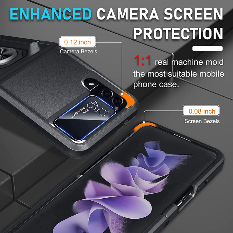 Samsung Galaxy Z Flip 4 Case Camera Lens Protector,Janmitta Black Matte - Gorilla Cases