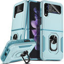 Samsung Galaxy Z Flip 4 Case Camera Lens Protector,Janmitta Black Matte