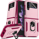 Samsung Galaxy Z Flip 4 Case Camera Lens Protector,Janmitta Black Matte