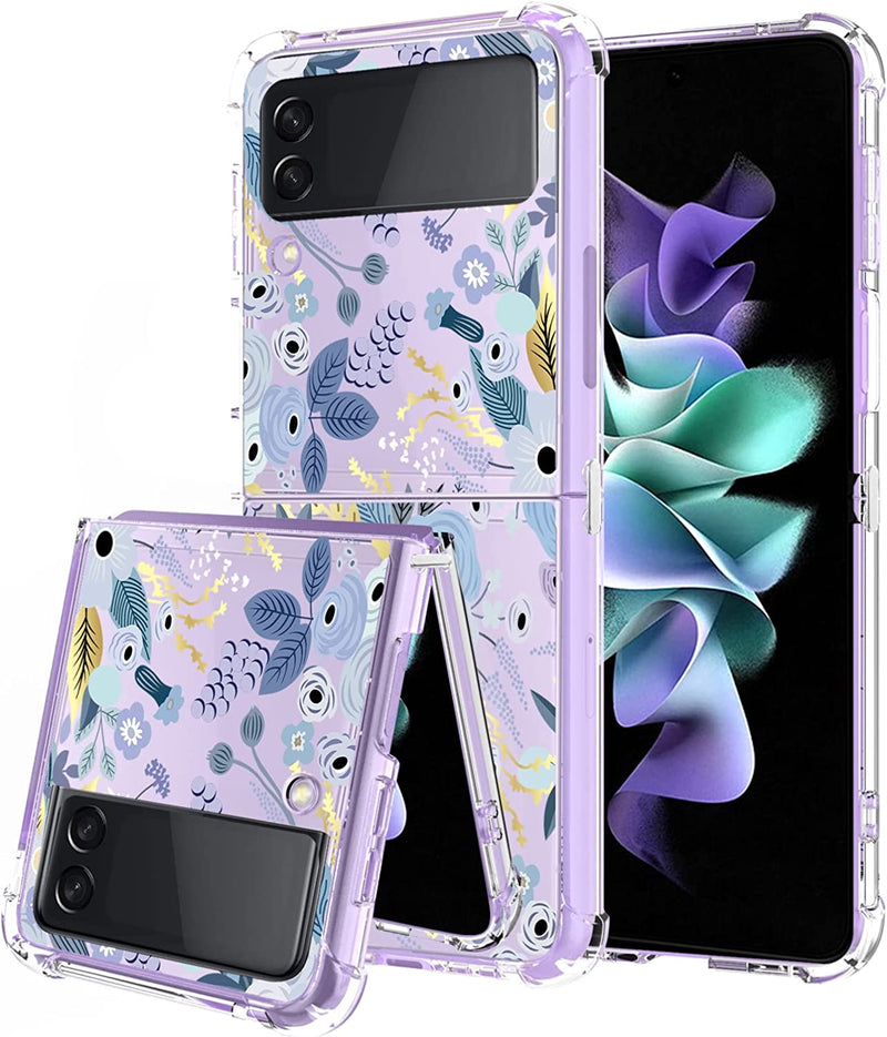 Samsung Galaxy Z Flip 4 Case Clear Pink Heart Design Protective Slim Case - Gorilla Cases