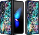 Samsung Galaxy Z Fold 4 Case Galaxy Mandala Bumper Cover