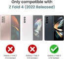 Samsung Galaxy Z Fold 4 Case, Z Fold 4 Case Slide Camera Cover Black