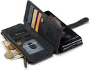 Samsung Galaxy Z Fold 4 Case Z Fold 4 Case Wallet Magnetic All - Inclusive Case (Black)