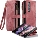 Samsung Galaxy Z Fold 4 Case Z Fold 4 Case Wallet Magnetic All - Inclusive Case (Black)