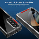 Samsung Galaxy Z Fold 4 Clear Case, Crystal Flexible Edges Hard Back (Pure Clear)