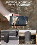 Solar - Charger - Power - Bank 43800mAh Qc3.0 Fast Charging Qi 10W Wireless Charger
