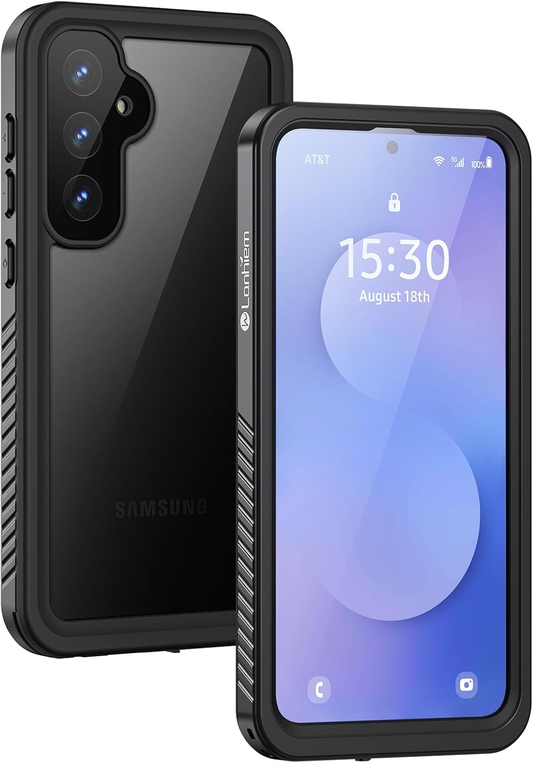 Galaxy S25 FE waterproof case IP68 with built-in screen protector